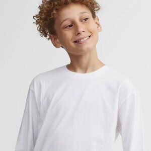 Boys Cotton Fruit Of The Loom Long Sleeve T Shirt